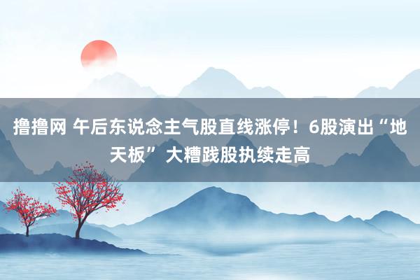撸撸网 午后东说念主气股直线涨停！6股演出“地天板” 大糟践股执续走高